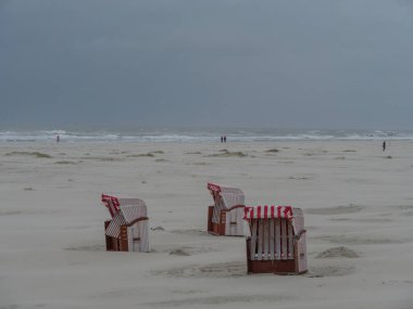 Alman kuzey denizindeki Juist Adası.