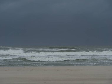 Alman kuzey denizindeki Juist Adası.