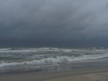 Alman kuzey denizindeki Juist Adası.