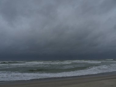 Alman kuzey denizindeki Juist Adası.