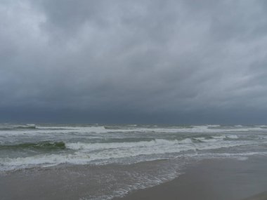 Alman kuzey denizindeki Juist Adası.