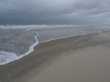 Alman kuzey denizindeki Juist Adası.