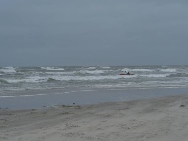Alman kuzey denizindeki Juist Adası.