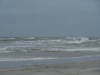Alman kuzey denizindeki Juist Adası.