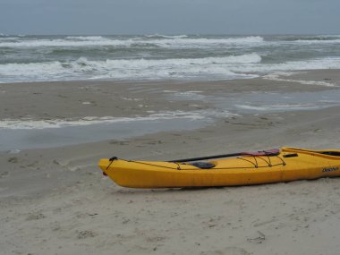Alman kuzey denizindeki Juist Adası.