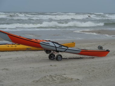 Alman kuzey denizindeki Juist Adası.