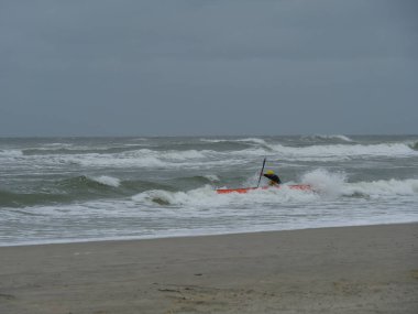Alman kuzey denizindeki Juist Adası.