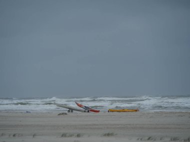 Alman kuzey denizindeki Juist Adası.