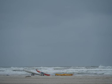 Alman kuzey denizindeki Juist Adası.