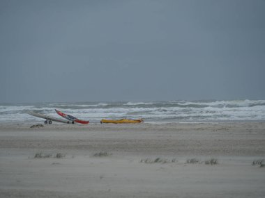 Alman kuzey denizindeki Juist Adası.