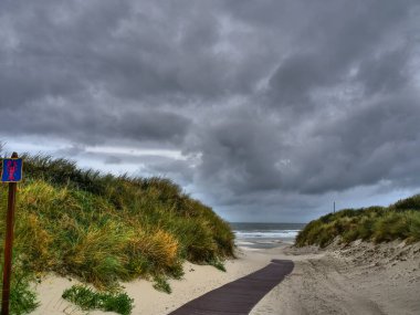 Alman kuzey denizindeki Juist Adası.