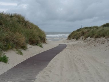 Alman kuzey denizindeki Juist Adası.