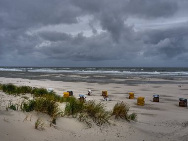 Alman kuzey denizindeki Juist Adası.