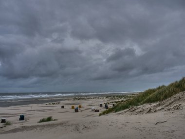 Alman kuzey denizindeki Juist Adası.