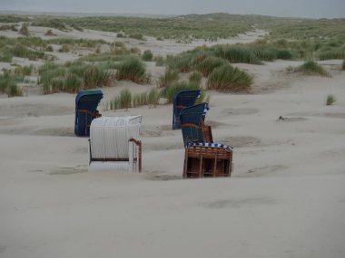 Alman kuzey denizindeki Juist Adası.