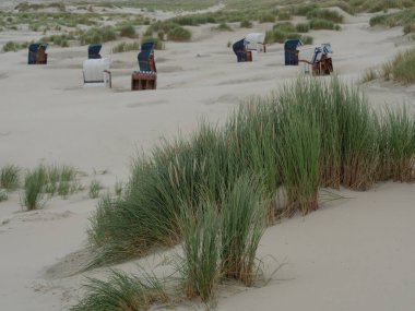 Alman kuzey denizindeki Juist Adası.