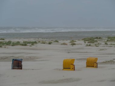 Alman kuzey denizindeki Juist Adası.