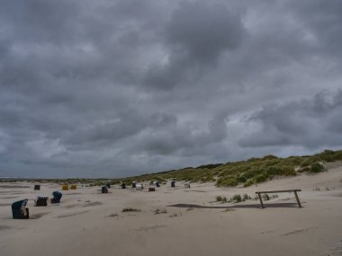 Alman kuzey denizindeki Juist Adası.