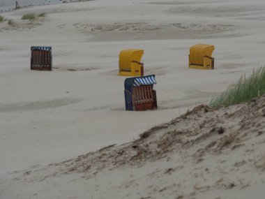 Alman kuzey denizindeki Juist Adası.