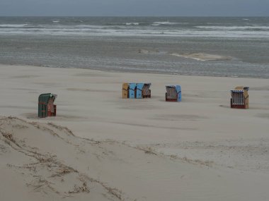 Alman kuzey denizindeki Juist Adası.