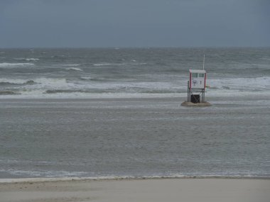 Alman kuzey denizindeki Juist Adası.