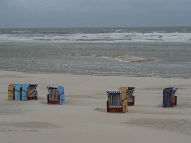 Alman kuzey denizindeki Juist Adası.