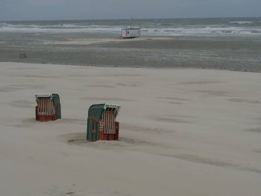 Alman kuzey denizindeki Juist Adası.