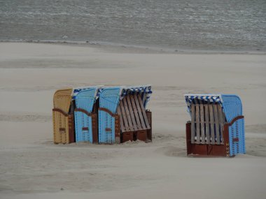 Alman kuzey denizindeki Juist Adası.