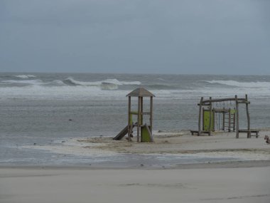 Alman kuzey denizindeki Juist Adası.