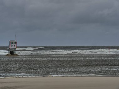 Alman kuzey denizindeki Juist Adası.