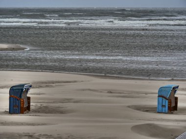 Alman kuzey denizindeki Juist Adası.
