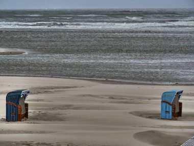 Alman kuzey denizindeki Juist Adası.