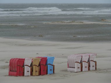 Alman kuzey denizindeki Juist Adası.