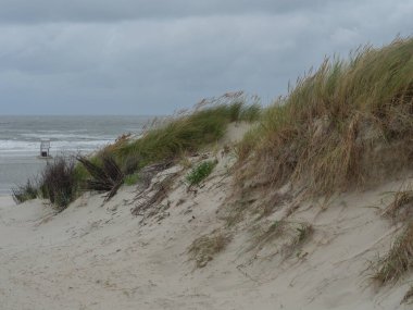 Alman kuzey denizindeki Juist Adası.
