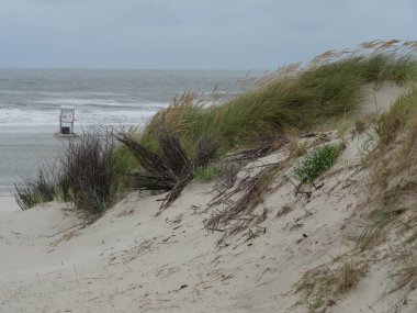 Alman kuzey denizindeki Juist Adası.