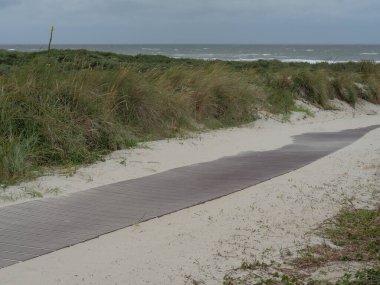 Alman kuzey denizindeki Juist Adası.