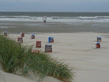 Alman kuzey denizindeki Juist Adası.