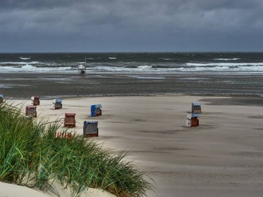 Alman kuzey denizindeki Juist Adası.