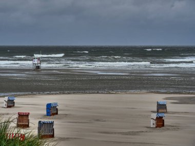 Alman kuzey denizindeki Juist Adası.