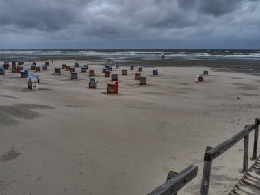 Alman kuzey denizindeki Juist Adası.