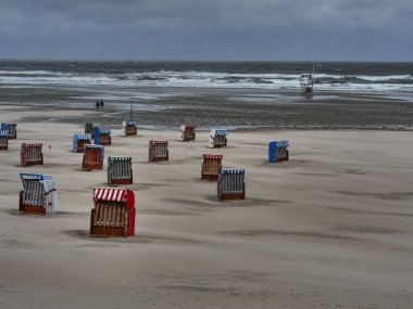 Alman kuzey denizindeki Juist Adası.