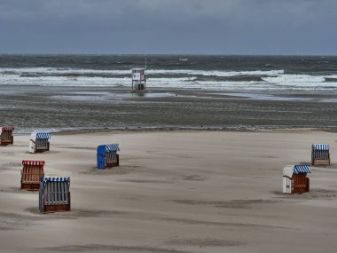 Alman kuzey denizindeki Juist Adası.