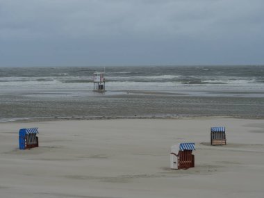 Alman kuzey denizindeki Juist Adası.