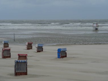 Alman kuzey denizindeki Juist Adası.