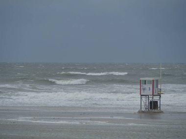 Alman kuzey denizindeki Juist Adası.