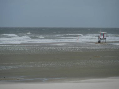 Alman kuzey denizindeki Juist Adası.