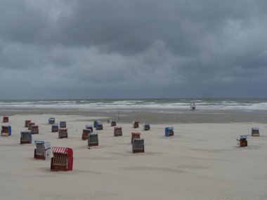 Alman kuzey denizindeki Juist Adası.