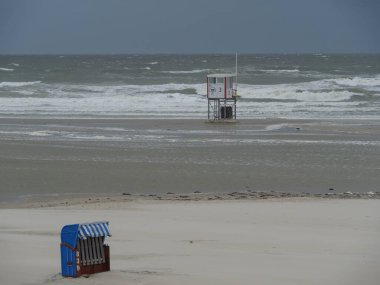 Alman kuzey denizindeki Juist Adası.