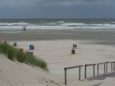 Alman kuzey denizindeki Juist Adası.