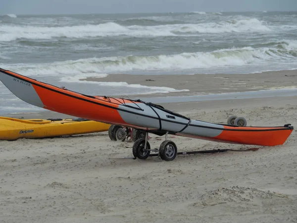 Alman kuzey denizindeki Juist Adası.